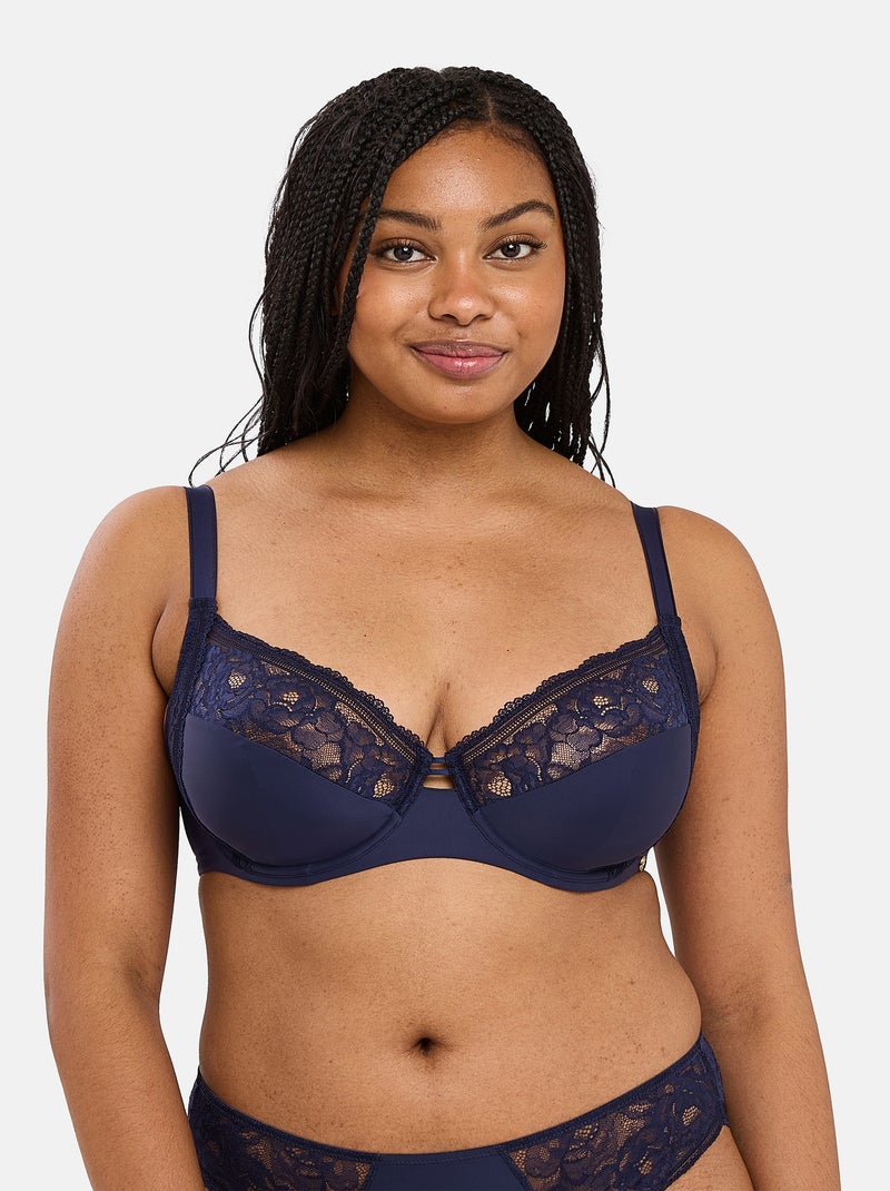 Soutien-gorge Lily Sans Complexe Bleu marine - Kiabi