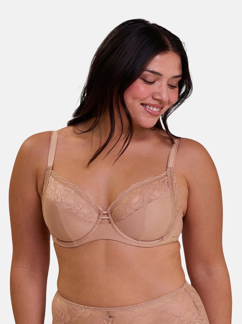 Soutien-gorge Lily Sans Complexe Marron cappuccino - Kiabi