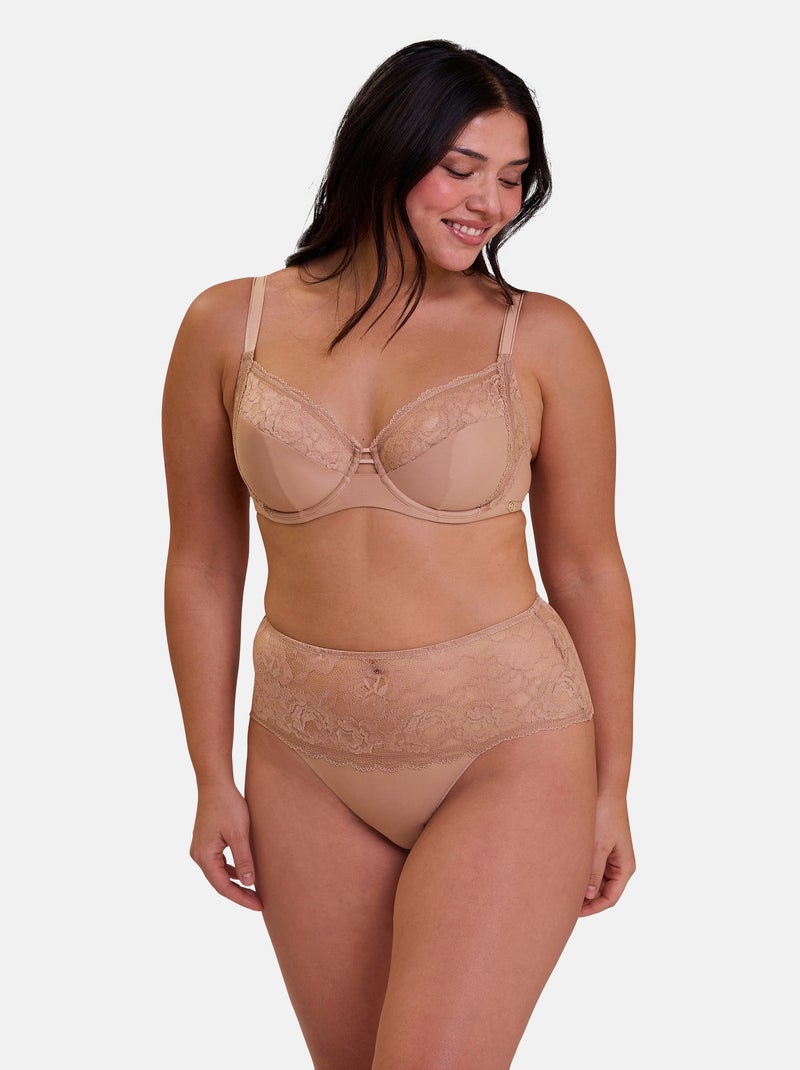 Soutien-gorge Lily Sans Complexe Marron cappuccino - Kiabi