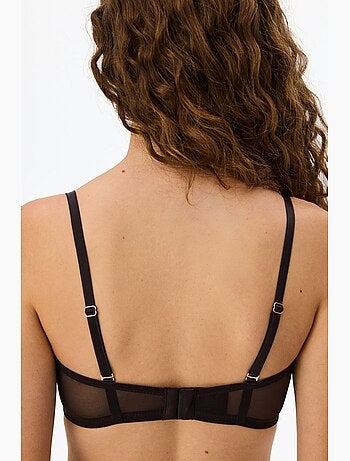 Soutien-gorge lotus broidery à motif serpent et rembourré penti