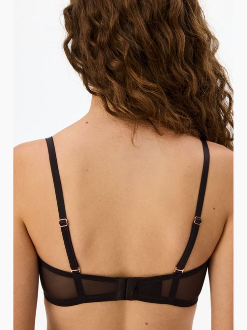 Soutien-gorge lotus broidery à motif serpent et rembourré penti - Kiabi