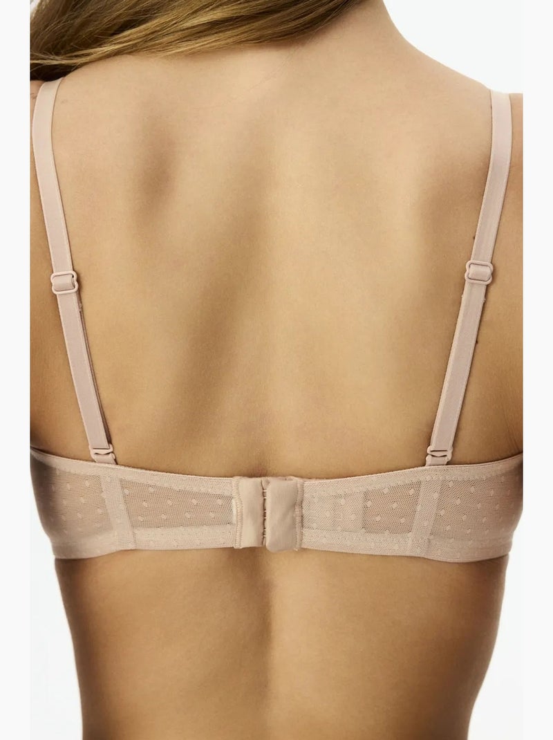 Soutien-gorge lotus lace penti Vieux rose - Kiabi