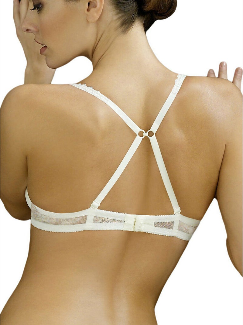 Soutien-gorge maintien préformé Violeta Ecru - Kiabi