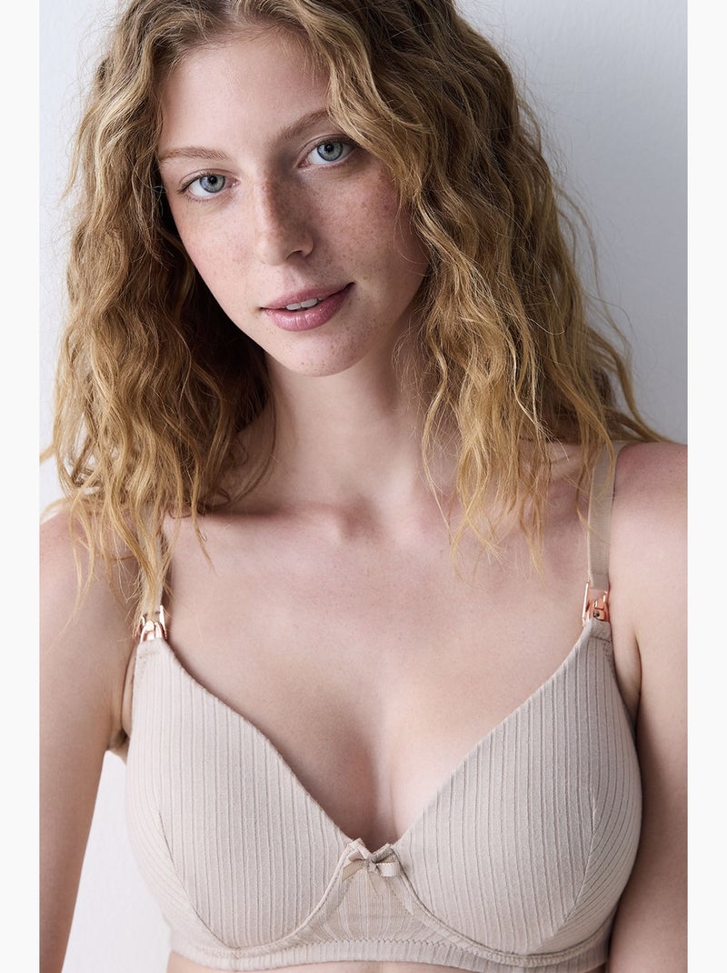 Soutien-gorge mama femme penti Beige argile - Kiabi
