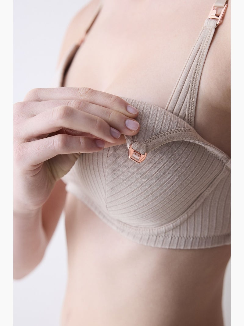 Soutien-gorge mama femme penti Beige argile - Kiabi