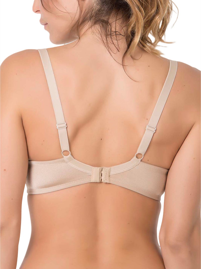 Soutien-gorge maternité allaitement sans armatures Care Beige - Kiabi