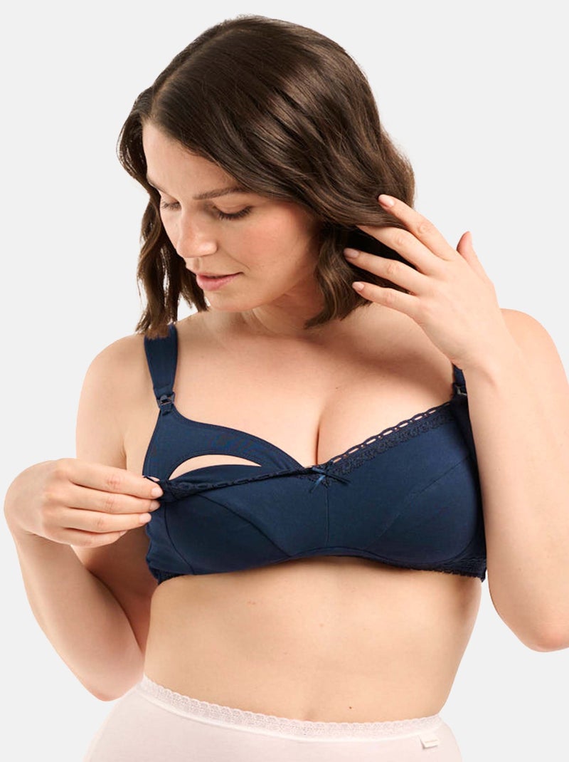 Soutien-gorge maternité New Calin Sans Complexe Bleu marine - Kiabi