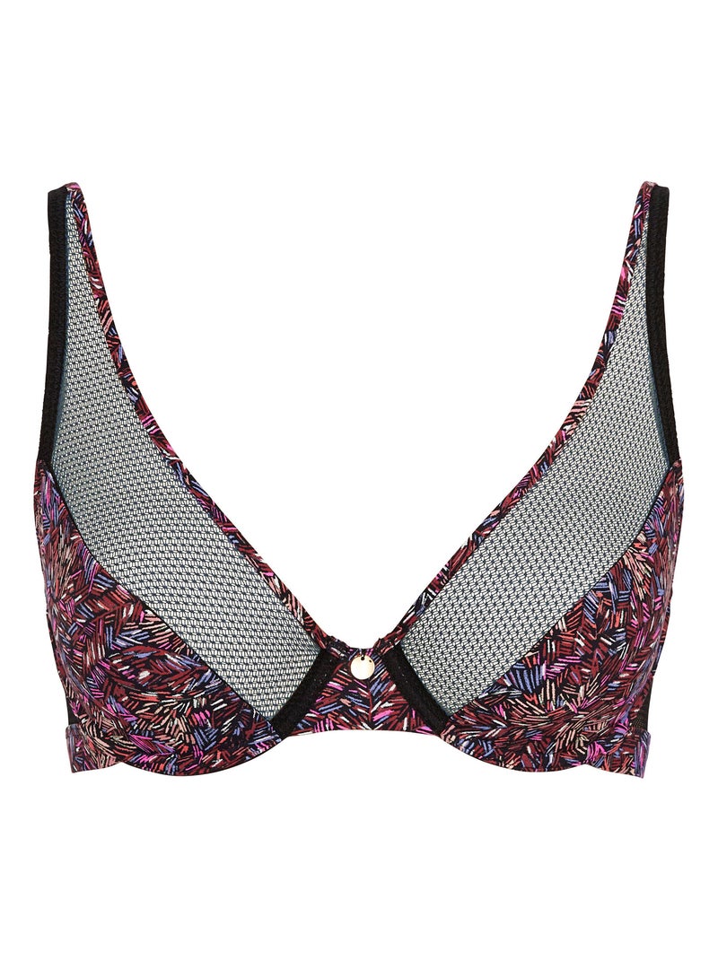 Soutien-gorge Merveilleuse Pop Billet Doux Noir Rouge - Kiabi