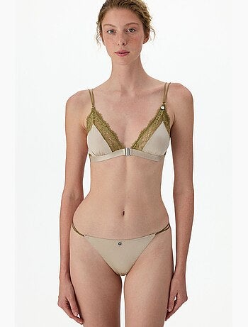 Soutien-gorge micro femme dentelle triangle penti