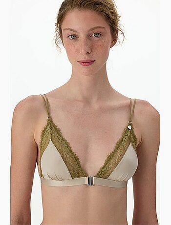 Soutien-gorge micro femme dentelle triangle penti