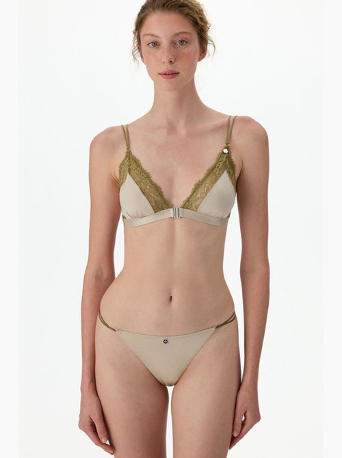 Soutien-gorge micro femme dentelle triangle penti - Kiabi