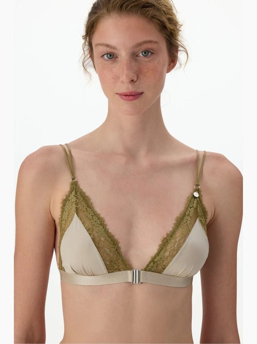 Soutien-gorge micro femme dentelle triangle penti - Kiabi
