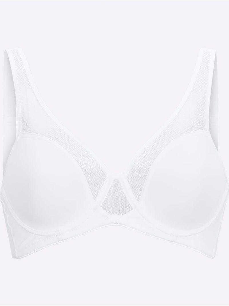 Soutien-gorge minimiseur à armatures - witt Blanc - Kiabi