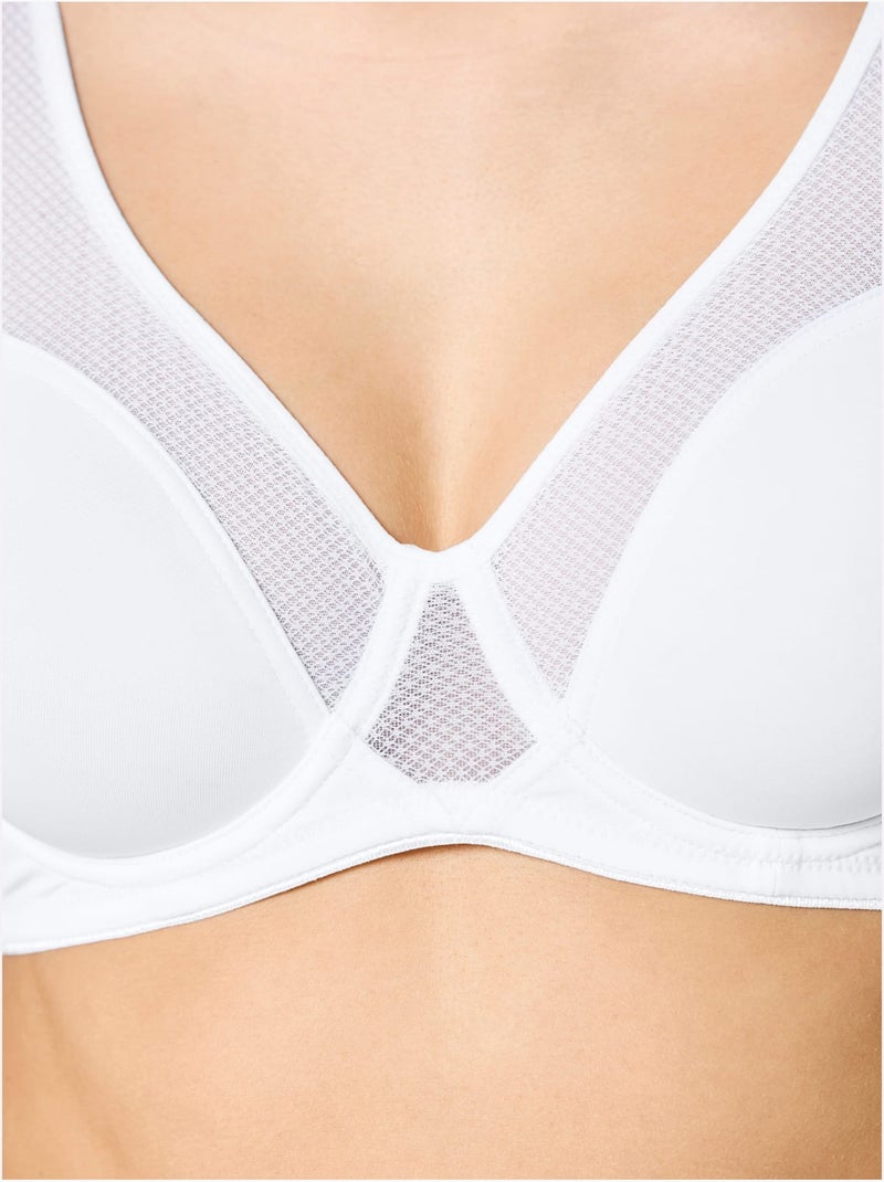 Soutien-gorge minimiseur à armatures - witt Blanc - Kiabi