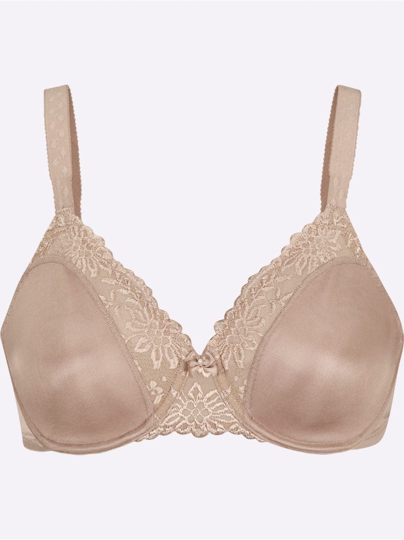 Soutien-gorge Minimiseur à Armatures - Witt Marron clair - Kiabi