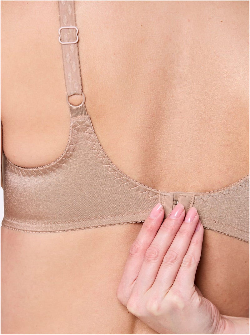 Soutien-gorge Minimiseur à Armatures - Witt Marron clair - Kiabi