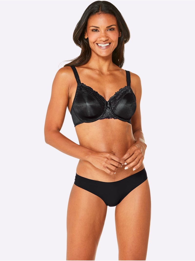 Soutien-gorge Minimiseur à Armatures - Witt Noir - Kiabi