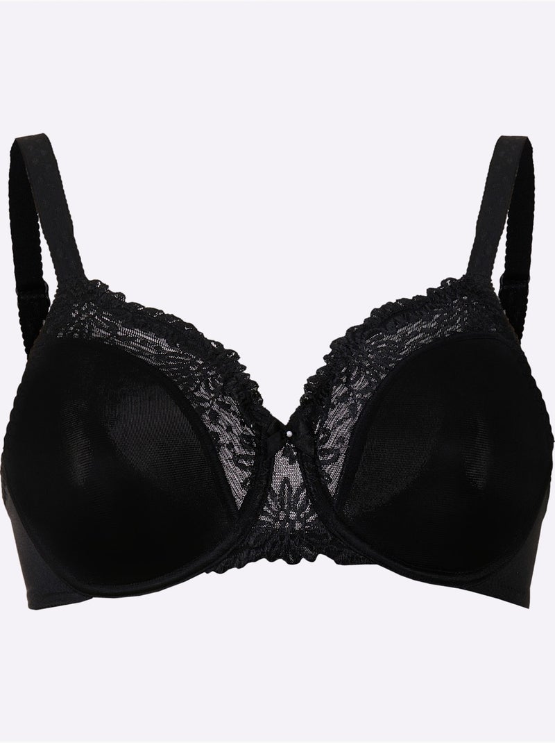 Soutien-gorge Minimiseur à Armatures - Witt Noir - Kiabi