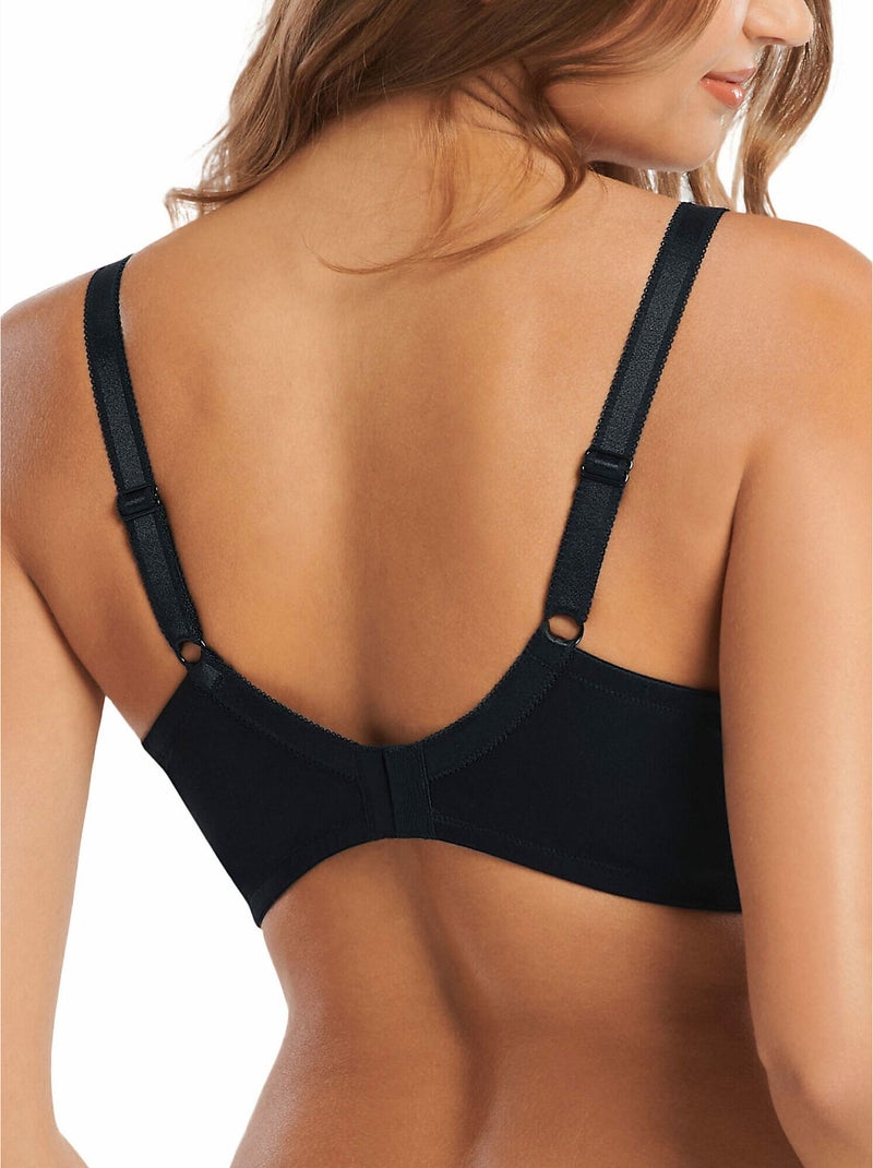 Soutien-gorge minimiseur armaturé Jane Noir - Kiabi