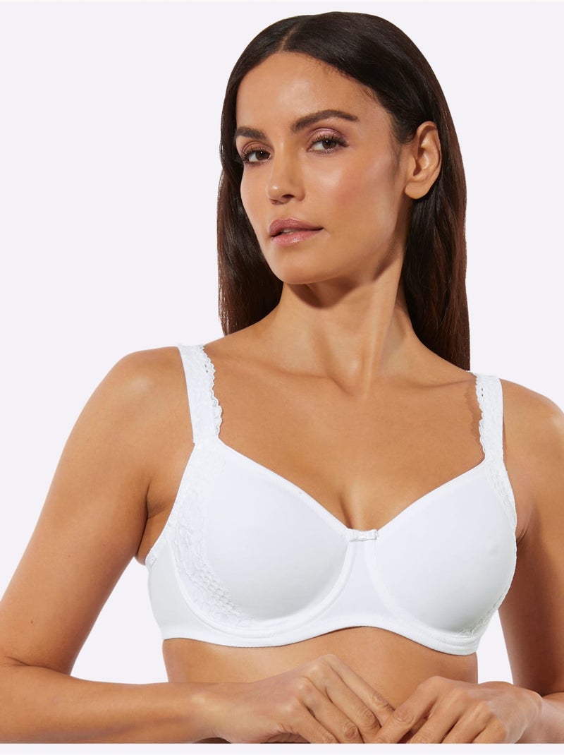 Soutien-gorge Minimiseur Avec Armatures - Witt Blanc - Kiabi