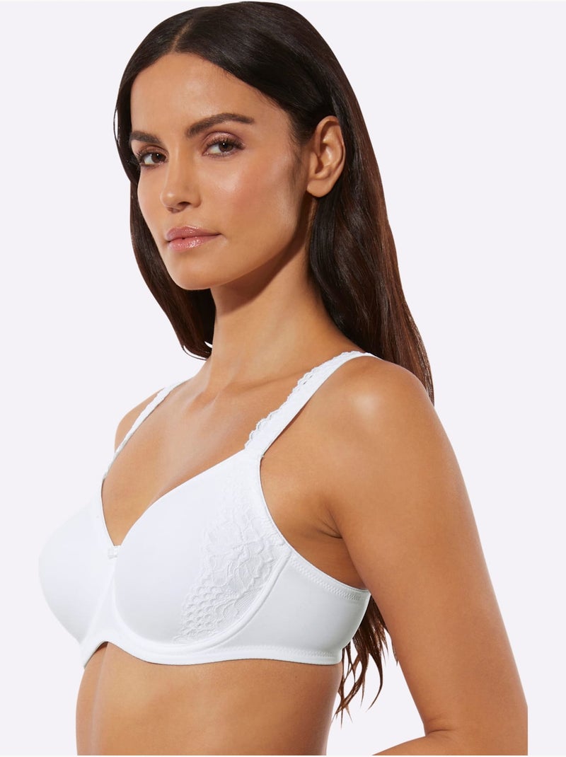 Soutien-gorge Minimiseur Avec Armatures - Witt Blanc - Kiabi