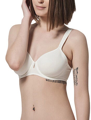 Soutien-gorge minimiseur balconnet Secret Sense ivoire