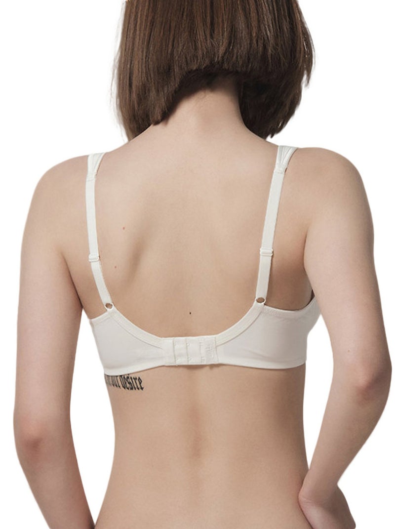 Soutien-gorge minimiseur balconnet Secret Sense ivoire Ecru - Kiabi