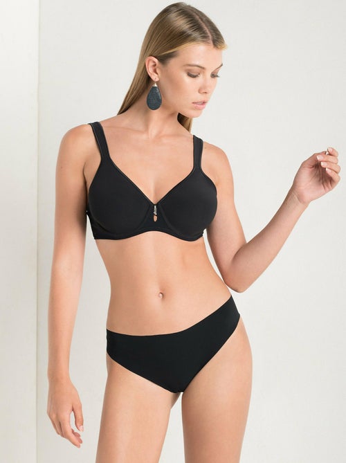 Soutien-gorge minimiseur balconnet Secret Sense noir - Kiabi
