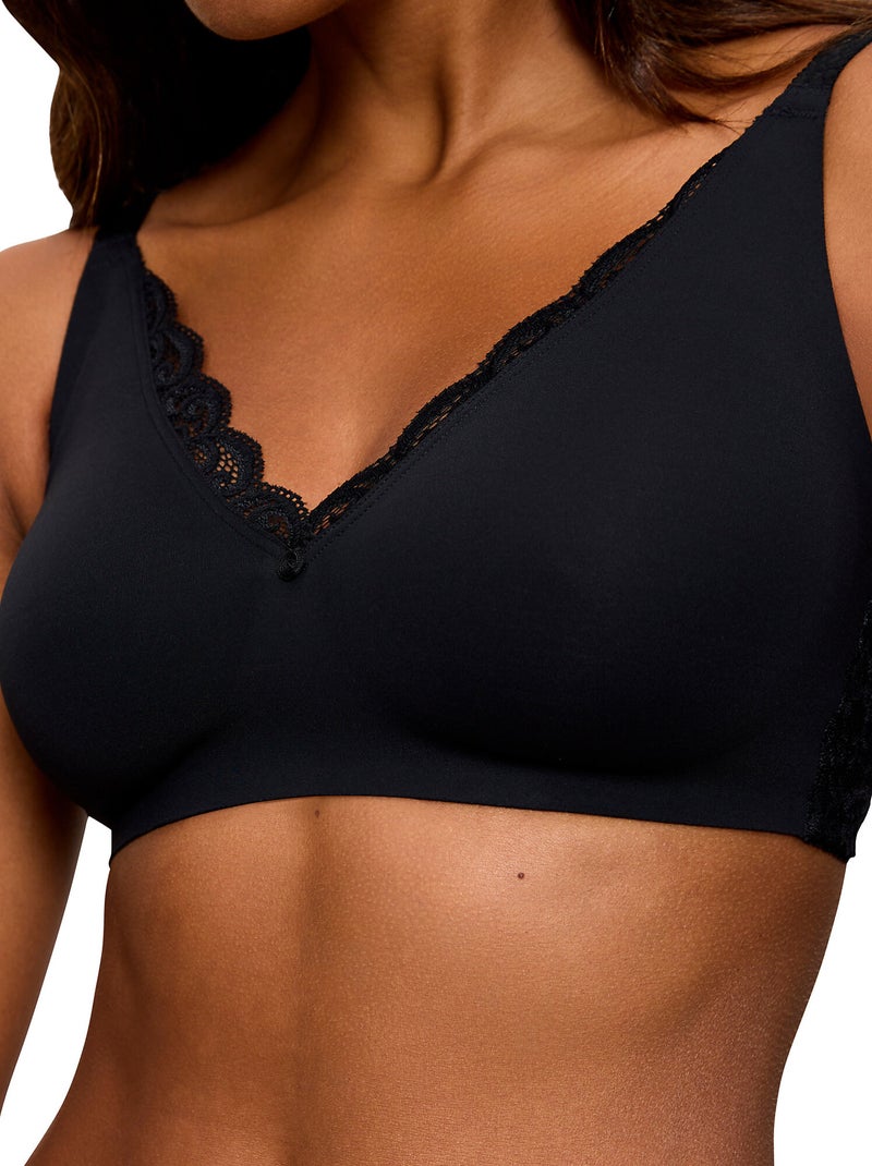 Soutien-gorge minimiseur N01 AMOURETTE Noir - Kiabi