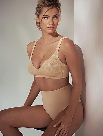 Soutien-gorge triangle préformé sans armatures Gabrielle - Beige - Kiabi -  49.95€