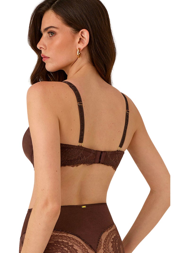 Soutien-gorge minimiseur renatta Marron - Kiabi