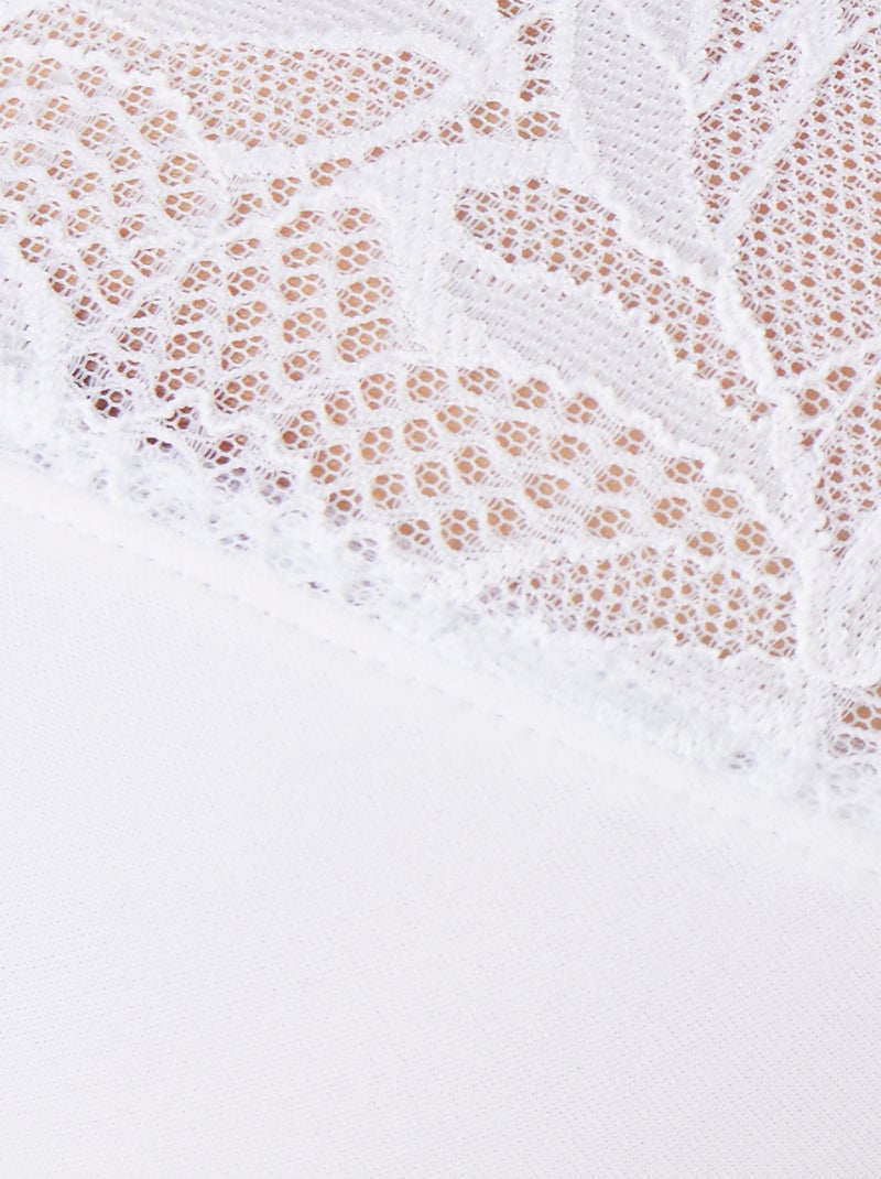Soutien-gorge minimiseur, sans armatures - Damart Blanc - Kiabi