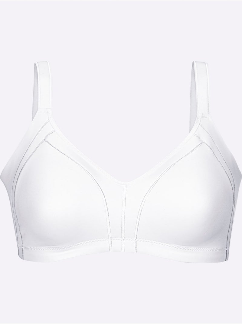 Soutien-gorge Minimiseur Sans Armatures - Witt Blanc - Kiabi