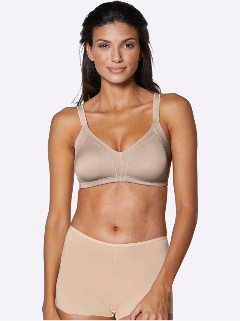 Soutien-gorge Minimiseur Sans Armatures - Witt Marron clair - Kiabi