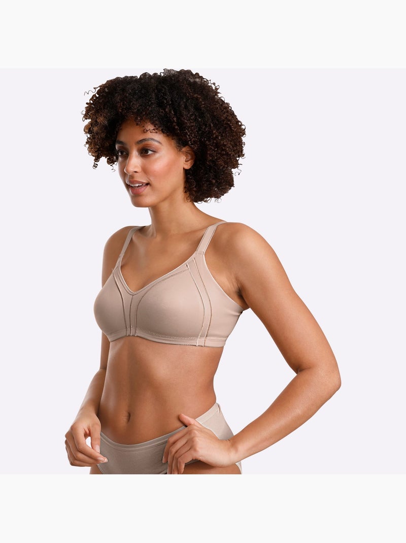 Soutien-gorge Minimiseur Sans Armatures - Witt Marron - Kiabi