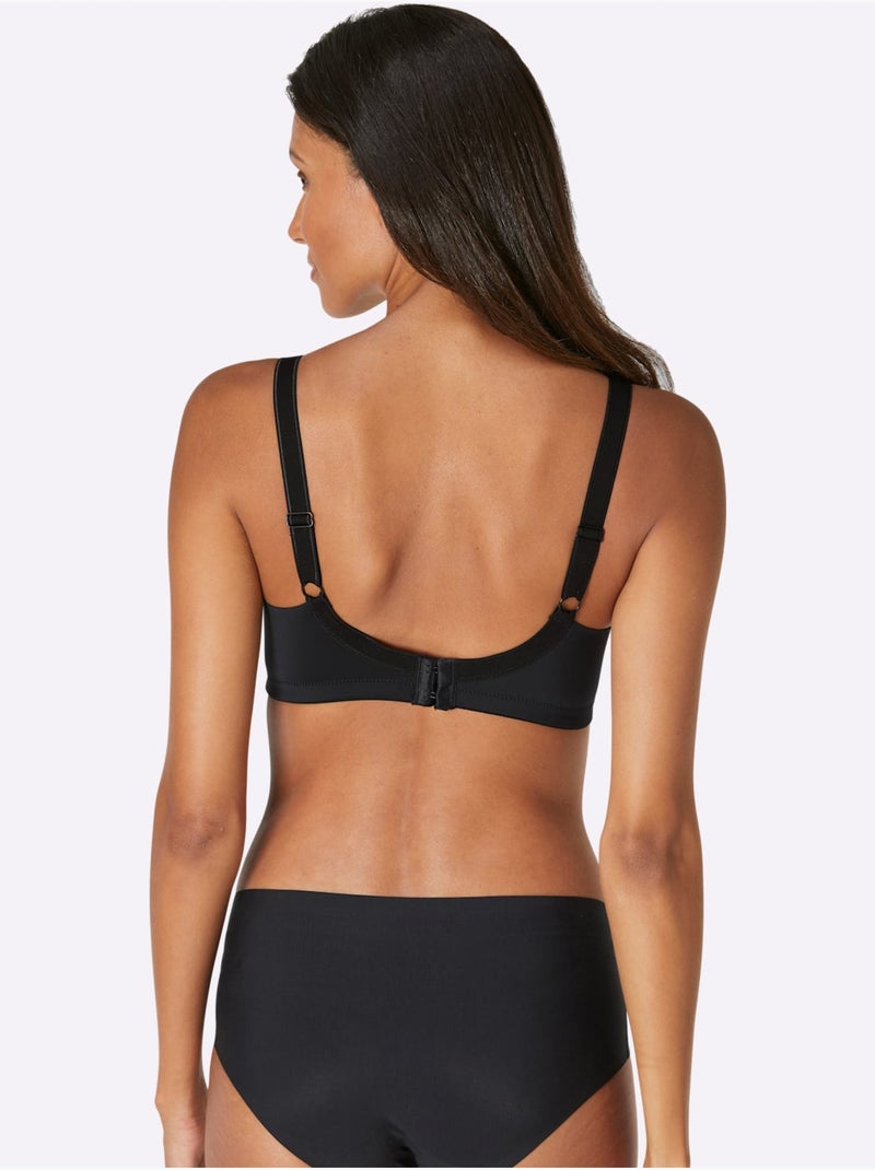 Soutien-gorge Minimiseur Sans Armatures - Witt Noir - Kiabi