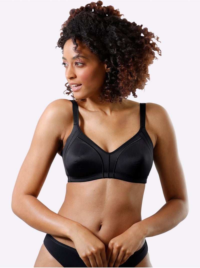 Soutien-gorge Minimiseur Sans Armatures - Witt Noir - Kiabi