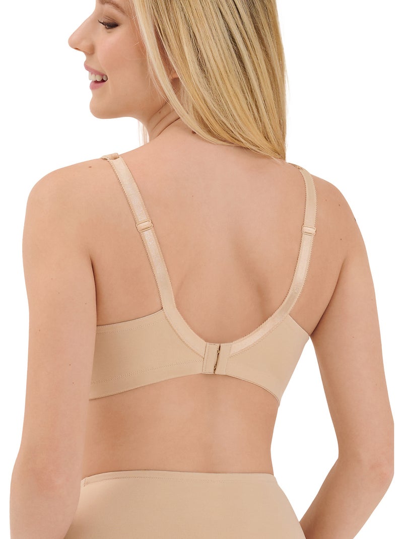 Soutien-gorge minimiseur sans armatures Jane C à E Beige - Kiabi