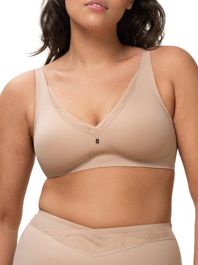 Soutien-gorge minimiseur sans armatures TRUE SHAPE SENSATION Beige - Kiabi