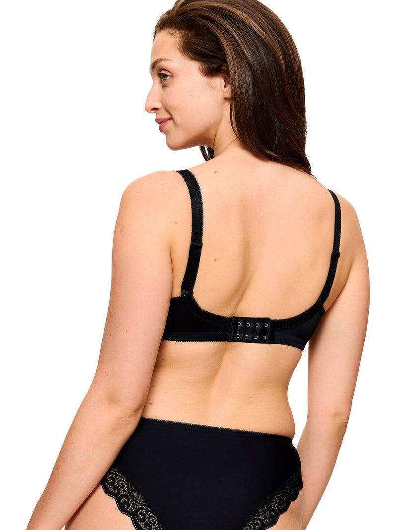 Soutien-gorge minimiseur W01 AMOURETTE Noir - Kiabi