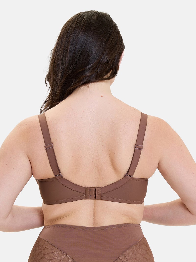 Soutien-gorge moulé Perfect Curves Sans Complexe Marron - Kiabi