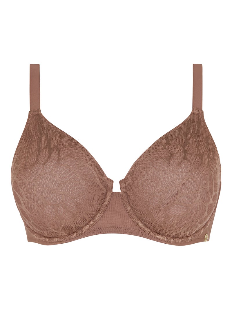 Soutien-gorge moulé Perfect Curves Sans Complexe Marron - Kiabi