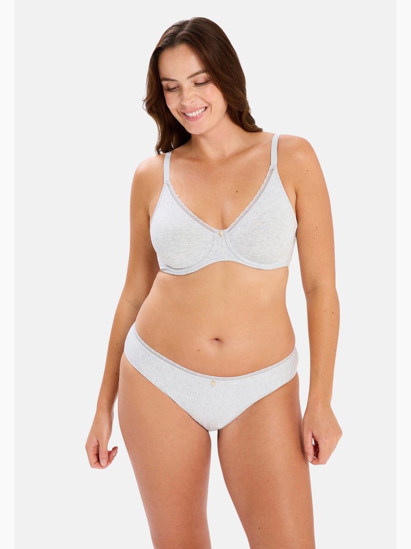 Soutien-gorge moulé romie sans complexe lingerie Gris - Kiabi