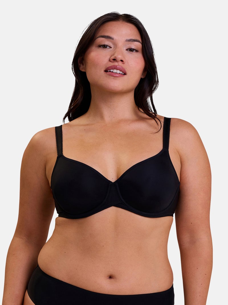 Soutien-gorge moulé Sonia Sans Complexe Noir - Kiabi