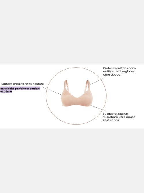 Soutien-gorge moulé Unseen Sans Complexe - Kiabi