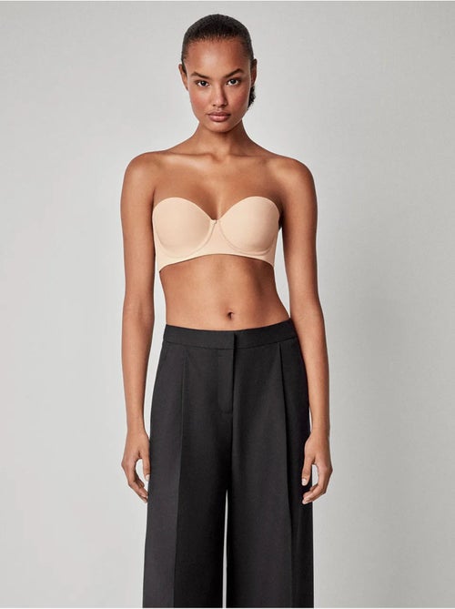 Soutien-gorge multiposition amovible bonnets c et d - Kiabi Soutien-gorge multiposition amovible bonnets c et d - Kiabi