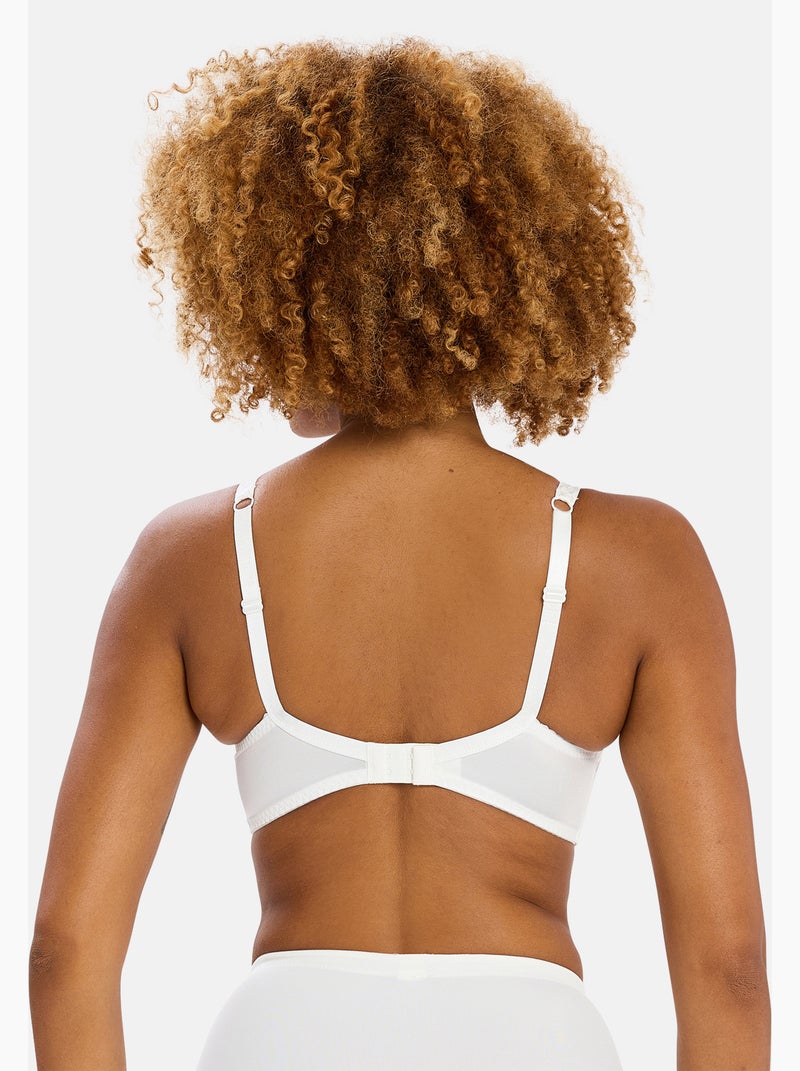 Soutien-gorge narcisse sans complexe lingerie Ivoire - Kiabi