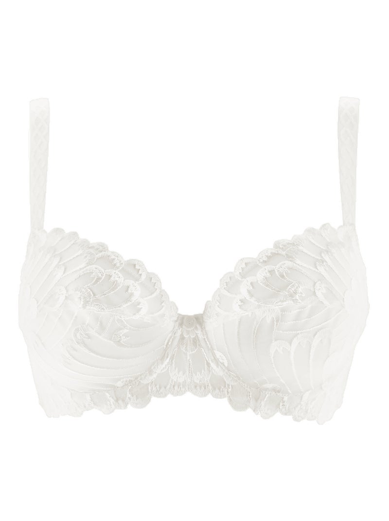 Soutien-gorge narcisse sans complexe lingerie Ivoire - Kiabi