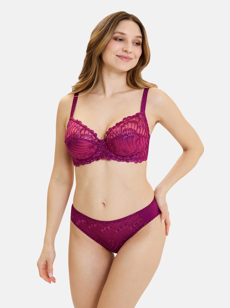 Soutien-gorge narcisse sans complexe lingerie Rose fushia - Kiabi