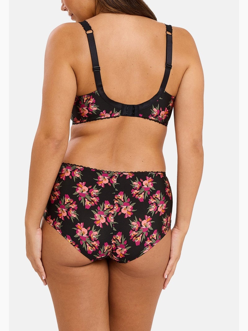 Soutien-gorge oriane sans complexe lingerie Noir Rose foncé - Kiabi